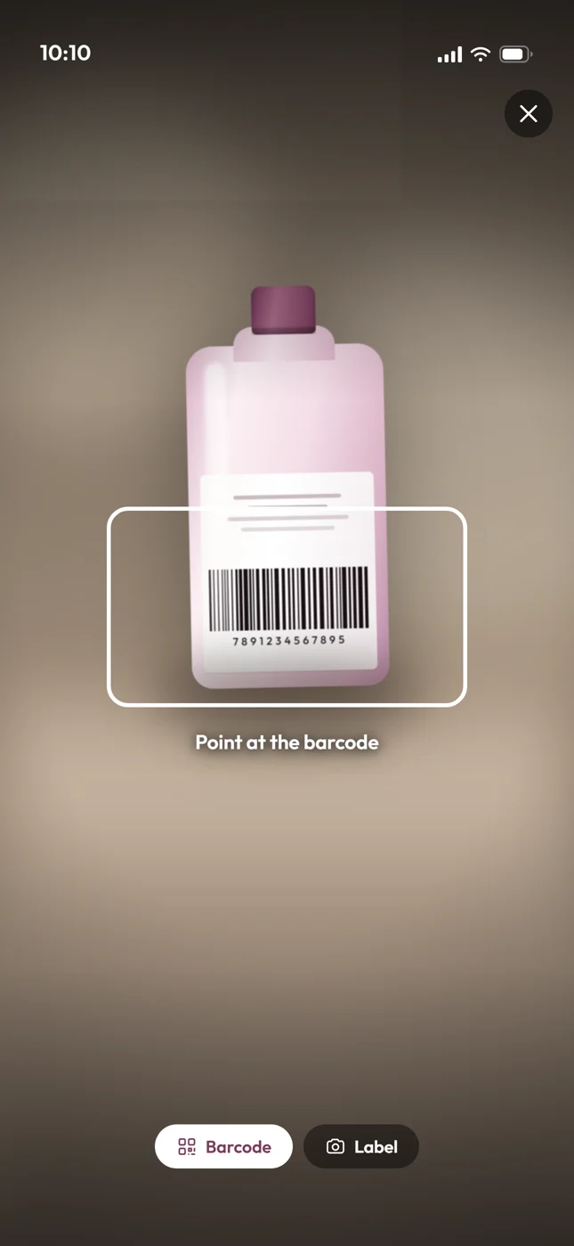 scan a product and see if it suits your hair